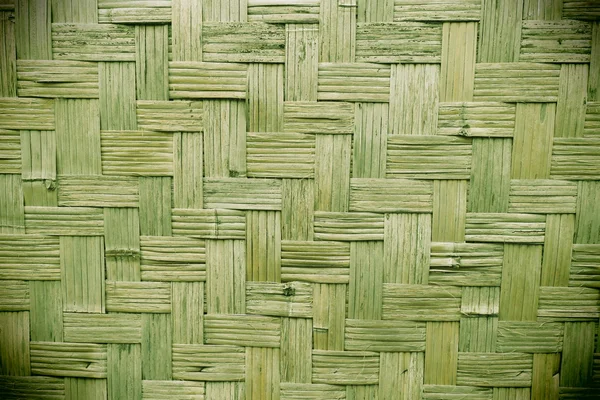 Velho fundo de parede de bambu — Fotografia de Stock