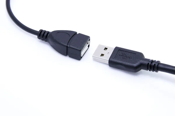 Przewód USB do połączenia z Internetem — Zdjęcie stockowe