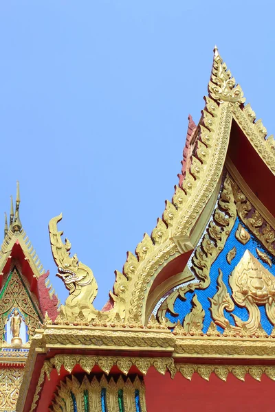 Thais Boeddhistische tempel kunst detail — Stockfoto