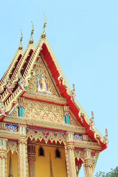 Tempel dak kunst detail — Stockfoto