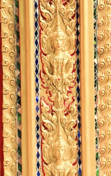 Thaise kunst symbool van Thaise tempel — Stockfoto