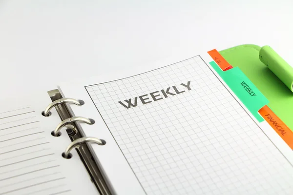 Monthly plan book — Stock Photo, Image