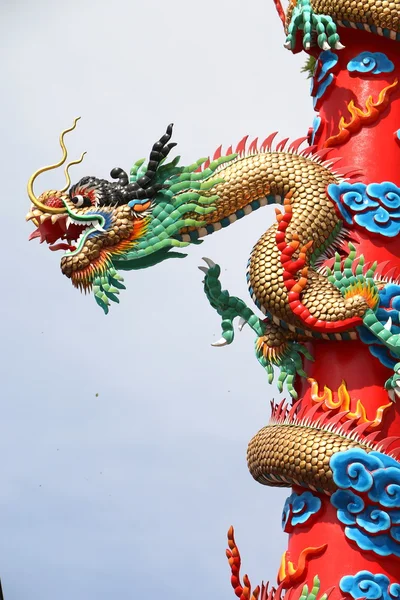 Китайский цвет дракона — стоковое фото