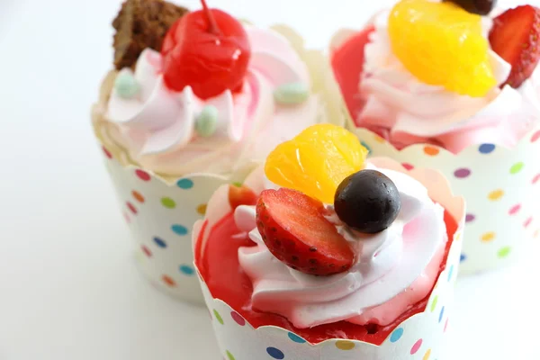 Söt frukt cupcake — Stockfoto