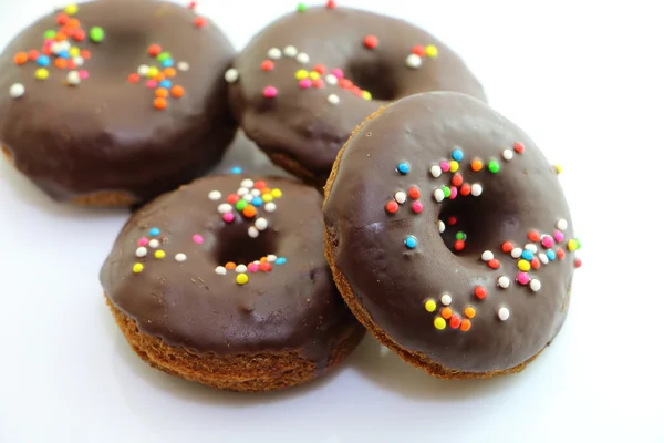 Sweet chocolate donuts — Stock Photo, Image