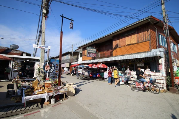 Chiang Han sokak pazar Loei - Tayland, 29 Aralık - 2015 — Stok fotoğraf