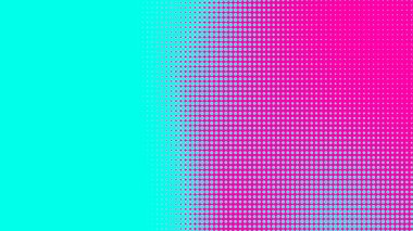 Noktalar yarım ton yeşil pembe renk desenli, teknolojik dijital arka planlı. Noktalar, yaz arkaplanlı sanat çizgi romanları.. 