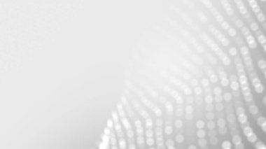 Nokta beyaz dalgalı ışık teknolojisi dokusu arka plan. Soyut büyük veri dijital konsepti. 3d oluşturma.