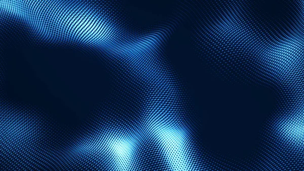 Tečka Bílá Modrá Vlna Světlo Obrazovka Gradient Textury Pozadí Abstraktní — Stock fotografie
