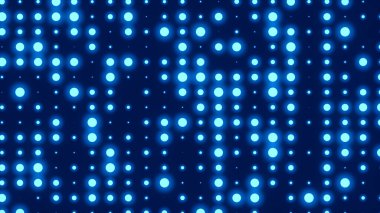 Nokta beyaz desenli ekran ışık eğimli doku arka planına öncülük etti. Soyut teknoloji büyük veri dijital arkaplanı. 3d oluşturma.