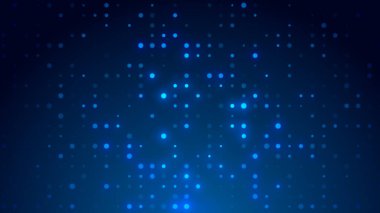 Nokta beyaz desenli ekran ışık eğimli doku arka planına öncülük etti. Soyut teknoloji büyük veri dijital arkaplanı. 3d oluşturma.