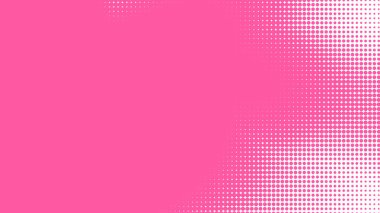 Nokta pembe desenli gradyan arkaplan. Soyut illüstrasyon pop sanat yarım ton ve retro tarzı. yaratıcı tasarım sevgililer günü konsepti,