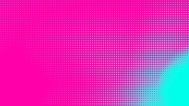 Noktalar yarım ton yeşil pembe renk desenli, teknolojik dijital arka planlı. Noktalar, yaz arkaplanlı sanat çizgi romanları.. 