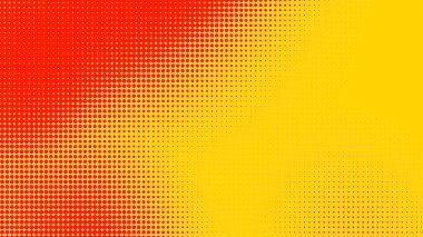 Noktalar yarım ton turuncu sarı renk desenli, teknolojik dijital arkaplanlı. Noktalar, yaz arkaplanlı sanat çizgi romanları.. 