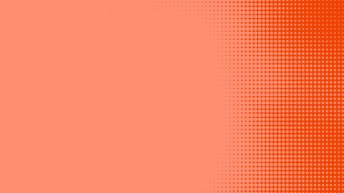 Noktalar yarım ton turuncu renk desenli, teknolojik dijital arka planlı. Noktalar, yaz arkaplanlı sanat çizgi romanları.. 