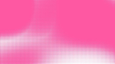 Nokta pembe desenli gradyan arkaplan. Soyut illüstrasyon pop sanat yarım ton ve retro tarzı. yaratıcı tasarım sevgililer günü konsepti,