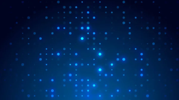 Dot  white blue pattern screen led light gradient texture background. Abstract  technology big data digital background. 3d rendering.