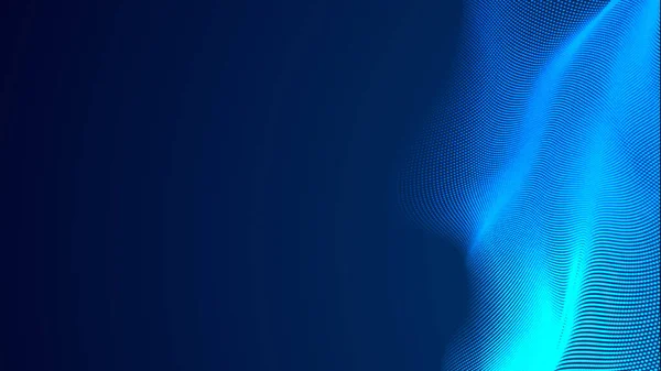 Fondo Textura Degradado Pantalla Luz Onda Azul Punto Tecnología Abstracta —  Fotos de Stock