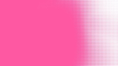 Nokta pembe desenli gradyan arkaplan. Soyut illüstrasyon pop sanat yarım ton ve retro tarzı. yaratıcı tasarım sevgililer günü konsepti,