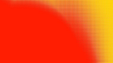 Noktalar yarım ton turuncu sarı renk desenli, teknolojik dijital arkaplanlı. Noktalar, yaz arkaplanlı sanat çizgi romanları.. 