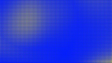 Noktalar yarım ton mavi sarı renk desenli, teknolojik dijital arkaplanlı. Noktalar, yaz arkaplanlı sanat çizgi romanları.. 