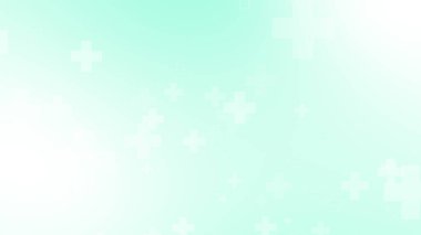 Tıbbi yeşil mavi haç desenli. Soyut sağlık teknolojisi ve bilim konsepti.