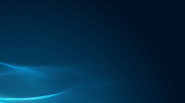 Nokta mavi dalga ışık ekran gradyan doku arkaplanı. Soyut teknoloji büyük veri dijital arkaplanı. 3d oluşturma.