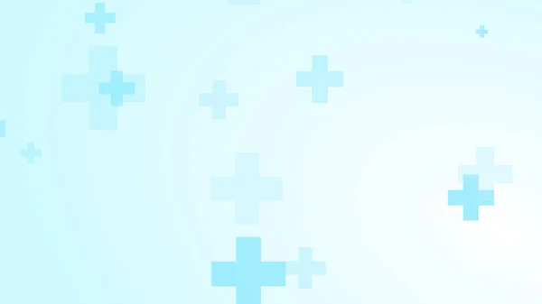 Medizinisch Weiß Blaues Kreuz Hintergrund Abstraktes Konzept Für Gesundheitstechnologie Und — Stockfoto