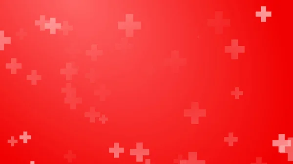Zdravotní Stav Červená Kříž Pozadí Abstraktní Zdravotní Péče Pro Světový — Stock fotografie