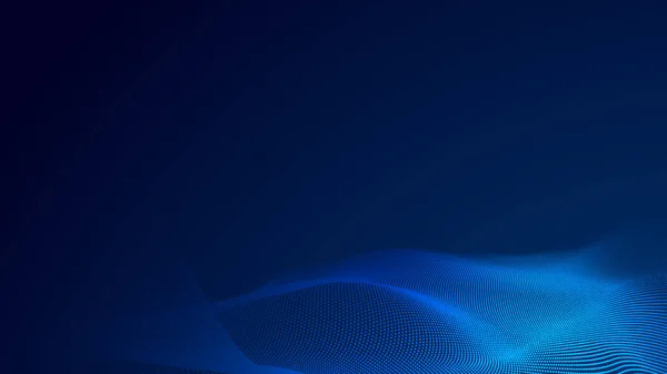 Fondo Textura Degradado Pantalla Luz Onda Azul Punto Tecnología Abstracta — Foto de Stock