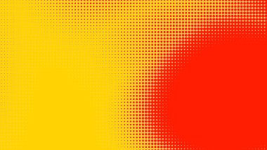 Noktalar yarım ton turuncu sarı renk desenli, teknolojik dijital arkaplanlı. Noktalar, yaz arkaplanlı sanat çizgi romanları.. 