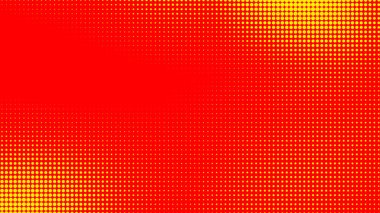 Noktalar yarım ton turuncu sarı renk desenli, teknolojik dijital arkaplanlı. Noktalar, yaz arkaplanlı sanat çizgi romanları..