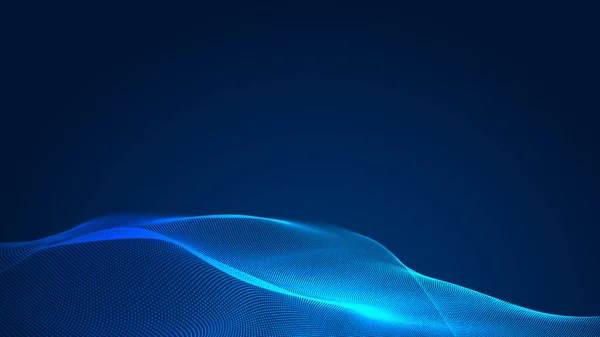 Dot Blue Wave Light Screen Gradient Texture Background Abstract Technology — Stock Photo, Image