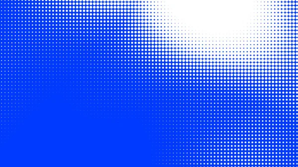 Kropki Półton Biały Niebieski Wzór Kolorów Gradientu Tekstury Technologii Cyfrowego — Zdjęcie stockowe