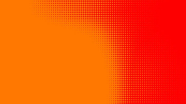Kropki Półton Pomarańczowy Wzór Kolorów Gradientu Tekstury Technologii Cyfrowego Tła — Zdjęcie stockowe