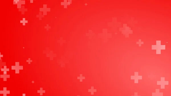 Medicinsk Hälsa Rött Kors Mönster Bakgrund Abstrakt Hälsovård Inför Världsblodgivardagen — Stockfoto