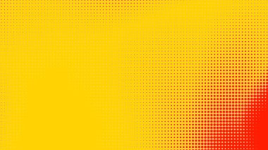 Noktalar yarım ton turuncu sarı renk desenli, teknolojik dijital arkaplanlı. Noktalar, yaz arkaplanlı sanat çizgi romanları.. 