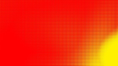 Noktalar yarım ton turuncu sarı renk desenli, teknolojik dijital arkaplanlı. Noktalar, yaz arkaplanlı sanat çizgi romanları..