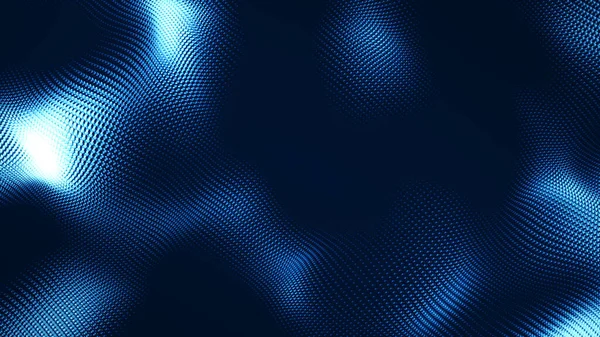 Punto Blanco Azul Onda Luz Pantalla Gradiente Textura Fondo Tecnología —  Fotos de Stock