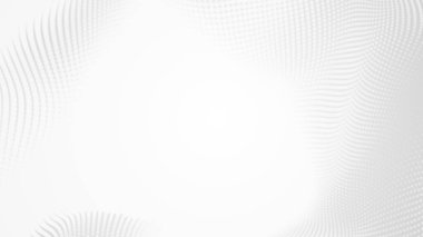 Nokta beyaz dalgalı ışık teknolojisi dokusu arka plan. Soyut büyük veri dijital konsepti. 3d oluşturma.