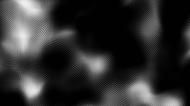 Nokta beyaz dalga teknolojisi dokusu. Soyut büyük veri dijital konsepti. 3d oluşturma.