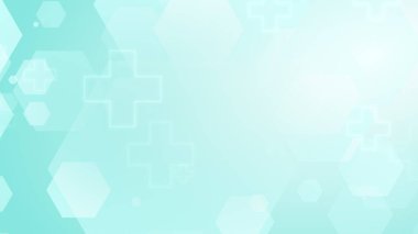 Altıgen çapraz geometrik mavi desenli tıbbi parlak arka plan. Soyut grafik tasarım teknolojisi ve bilim konsepti.