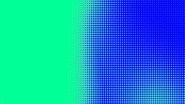 Dots Féltónusú Zöld Kék Színű Minta Gradiens Textúra Technológia Digitális — Stock Fotó