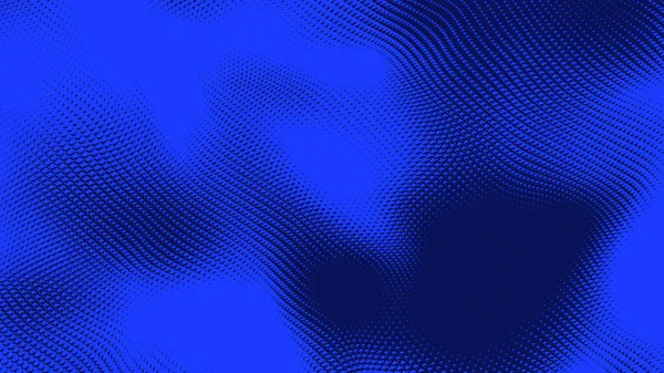 Tečka Modrá Vlna Světlo Obrazovka Gradient Textury Pozadí Abstraktní Technologie — Stock fotografie