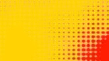 Noktalar yarım ton turuncu sarı renk desenli, teknolojik dijital arkaplanlı. Noktalar, yaz arkaplanlı sanat çizgi romanları.. 