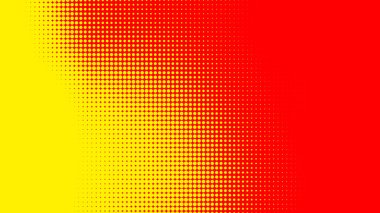 Noktalar yarım ton turuncu sarı renk desenli, teknolojik dijital arkaplanlı. Noktalar, yaz arkaplanlı sanat çizgi romanları..