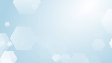 Altıgen geometrik beyaz desen parlak sağlık ve teknoloji geçmişi. Soyut grafik dijital gelecek bilim konsept tasarımı.