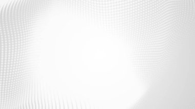 Nokta beyaz dalgalı ışık teknolojisi dokusu arka plan. Soyut büyük veri dijital konsepti. 3d oluşturma.