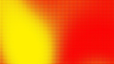 Noktalar yarım ton turuncu sarı renk desenli, teknolojik dijital arkaplanlı. Noktalar, yaz arkaplanlı sanat çizgi romanları..