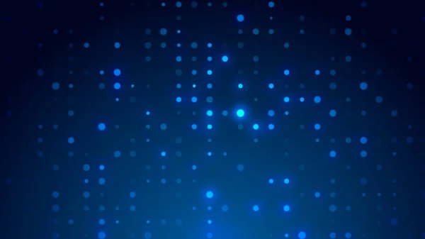 Dot  white blue pattern screen led light gradient texture background. Abstract  technology big data digital background. 3d rendering.